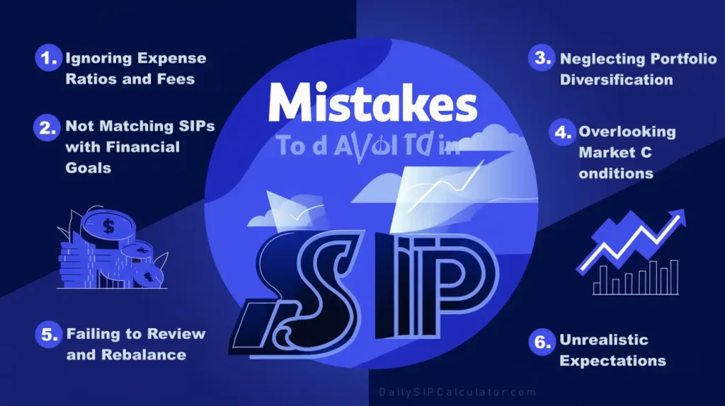 Mistakes to Avoid in Daily SIP Infographic